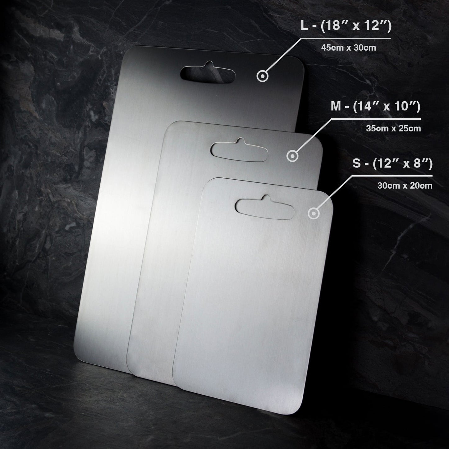 Small (12'' X 8'') Titanium Board